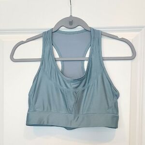 Alala Teal Metallic Seafoam Surf Sports Bra Medium